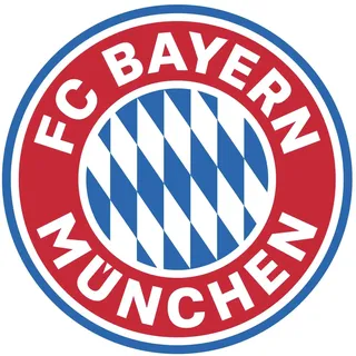 K&L Wall Art FC Bayern München Wandtattoo FCB Wandsticker Fußball Wandaufkleber Logo Wandbild selbstklebend (rot/blau, 20 x 20 cm)