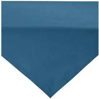 REDBEST Mitteldecke Mitteldecke "Tulsa", Baumwolle Uni blau 80 cm x 80 cm