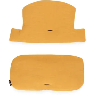 hauck Sitzkissen Select Musselin Hochstuhl Alpha+, Gelb