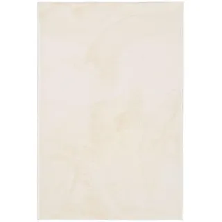 Homestyle4u Kurzflorteppich 120 x 180 cm Beige