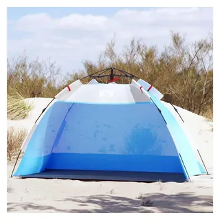 vidaXL Zelt, (1.60 kg, 2 Personen Azurblau Quick Release Wasserdicht
