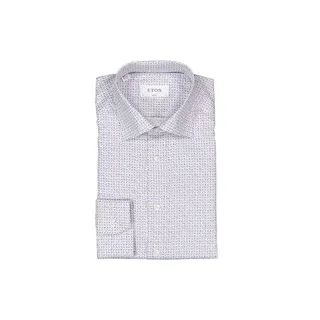 ETON Herren Hemd blau gemustert Classic Fit, blau, Herbst/Winter 2024/2025