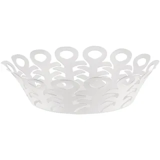 Alessi Alessi, Dekoschale, Korbschale Vimini Schüssel 22 cm, weiß