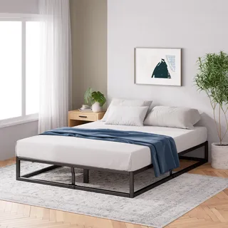 Zinus Joseph - Bett 180x200 cm - 25 cm - Bettgestell mit Lattenrost - Einfache Montage - Bettrahmen schwarz