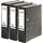 Ordner Recycling 8 cm DIN A4 schwarz 3 St.