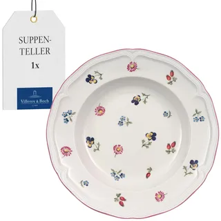 Villeroy & Boch Suppenteller 23 cm Weiß 1er Set