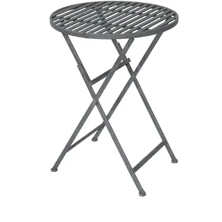 Hti-Living Valentine Gartentisch Ø 60 x 70 cm grau