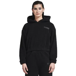 PEGADOR Hoodie Pegador Damen Pine Teddy Cropped Hoodie black S S (1-tlg) schwarz S