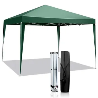 luxuskollektion Faltpavillon 3 x 3 m inkl. 4 Seitenteile Grün