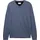 1038427 Basic Knit Pullover Mit V-ausschnitt Vintage Indigo Blue Melange S