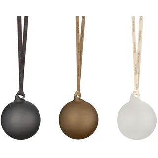 BLOMUS Juhla Weihnachtskugeln, neutrale Farben, 6 St.