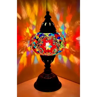 Samarkand - Lights Mosaik lampe Mosaiklampe Mosaik - Tischlampe L Stehlampe orientalische lampe BUNT-STERN