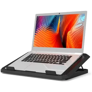 PORT DESIGNS 901099 Notebook-Kühlpad (17 Zoll) 800 RPM, Notebook Ständer, Schwarz