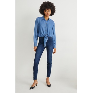 Jegging Jeans-High Waist-LYCRA®, Blau, 38