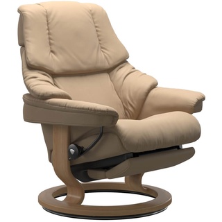 Stressless Reno | Power Sessel M Paloma Beige Eichefarben