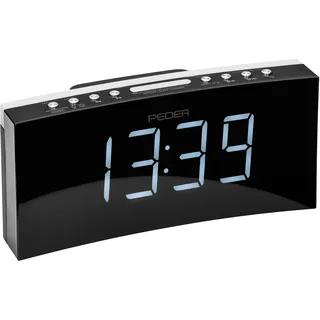 PEDEA Radiowecker schwarz