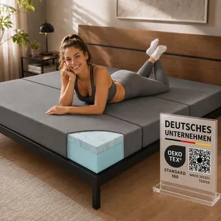 Arensberger Luisa Faltmatratze 120 x 200 cm H3 Polyester