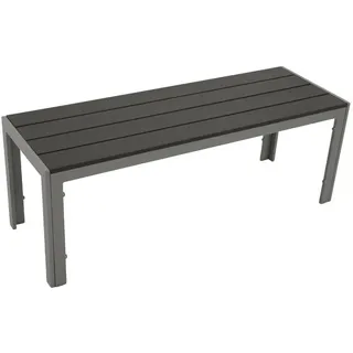 Balkonbank Gartensitzbank aus pulverbeschichtetem Metall in modernem Design