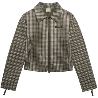 BENCH Jacke Bench X Superdry&Co braun / dunkelbraun / oliv / weiß XL