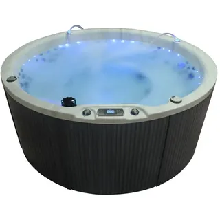EAGO Outdoor Whirlpool IN-392 classic extreme, SilverMarble, 240x240, grau