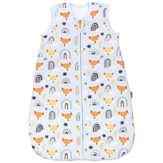 TupTam Baby Schlafsack Fuchs Regenbogen 2,5 TOG 104/110