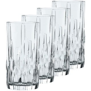 Nachtmann 4-teiliges Longdrink-Set, Kristallglas, 360 ml, Shu Fa, 0098064-0
