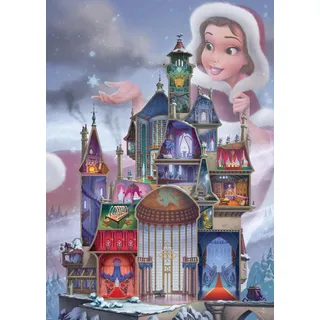 Ravensburger Puzzle 12000262 - Belle - 1000 Teile Disney Castle Collection Puzzle für Erwachsene und Kinder ab 14 Jahren