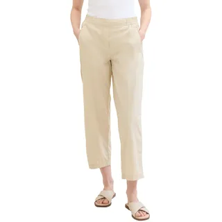 Stoffhose TOM TAILOR Gr. 38, Länge 28, beige (summer beige) Damen Hosen Stoffhosen in 78 Länge