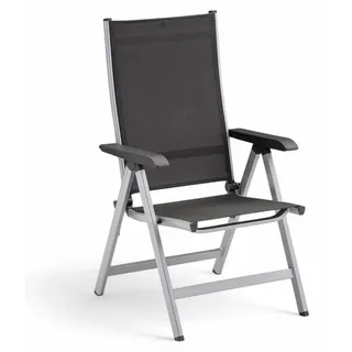 Kettler BasicPlus Multipositionssessel 61 x 65 x 109 cm silber/anthrazit klappbar