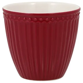 Greengate Becher Greengate Latte Cup ALICE CLARET RED Rot