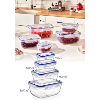Hermia Concept, Alesta- FRM1138, Transparent, Vorratsdosen, 100% Plastik - Transparent