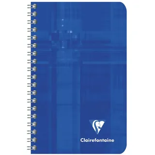 Clairefontaine Notizbuch 10er Pack 7,5 x 12 cm kariert Blau