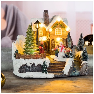 Profiline LED-Dekoleuchte "Christmas Village" in Bunt - (B)20 x (H)16,5 x (T)15 cm