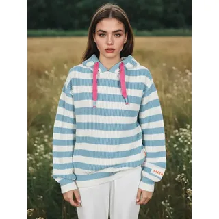 salzhaut Velozipee Kapuzenpullover Blau M