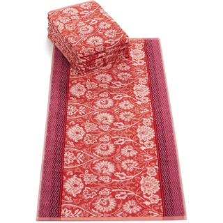 Bassetti MIRA Duschtuch aus 100% Baumwolle in der Farbe Rot R1, Maße: 70x140 cm - 9326111