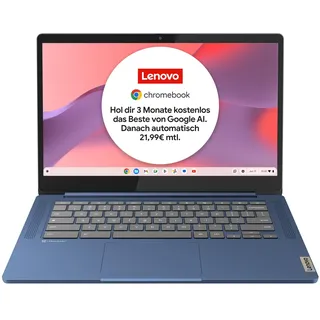Lenovo IdeaPad Slim 3 Chromebook 14'' MediaTek Kompanio 520 4 GB RAM 64 GB SSD 82XJ001MGE