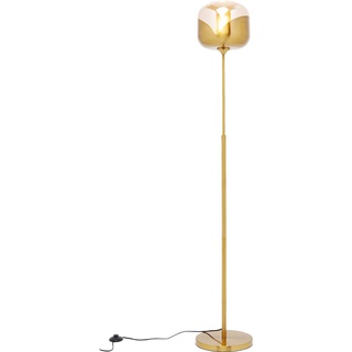 Kare Design Stehleuchte Golden Goblet Ball, goldene Stehlampe für das Wohnzimmer in modernem Design, edle Lampe für das Wohnzimmer (H/B/T) 160 25 25