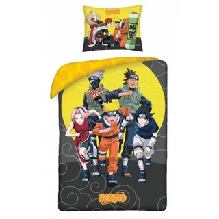 Halantex Naruto Bettwäsche Mehrfarbig 140 x 200 cm + 70 x 90 cm