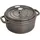 18 cm rund graphitgrau