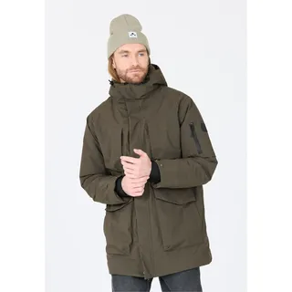 Parka WHISTLER "Graysville", Herren, Gr. XXL, grau, 100% Polyester, unifarben, normal, ohne Ausschnitt, Jacken Parka, mit wasser-, schnee- und winddichten Funktionen