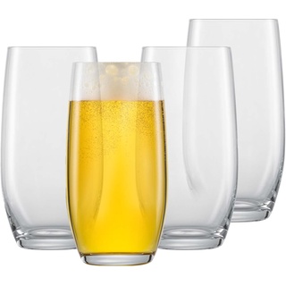 SCHOTT ZWIESEL Bierglas For You (4er-Set), klassisch geformte Trinkgläser für Bier, spülmaschinenfeste Tritan-Kristallgläser, Made in Germany (Art.-Nr. 121873)