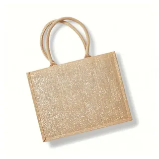 Westford Mill Jute-Tasche Shimmer Jute Shopper W437 Natural Gold 42 x 33 x 19 cm - 42 x 33 x 19 cm