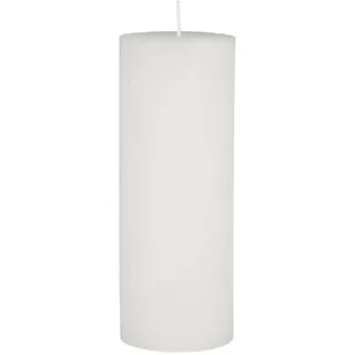 IB Laursen Rustikale Kerze Stumpenkerze, Höhe 18, Ø 6.8 cm, weiß