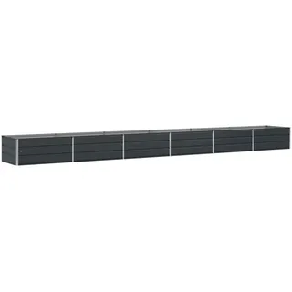 vidaXL Planter 600 x 80 x 45 cm Anthrazit