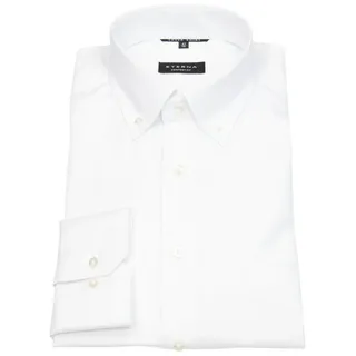Eterna Businesshemd Comfort Fit bügelfrei Button-Down-Kragen weiß 47