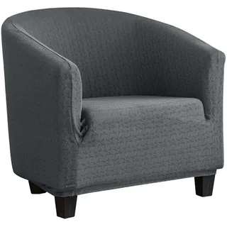 YOPOIY Jacquard Abnehmbar Einfarbig Cocktailsessel Möbelbeschützer dehnen Waschbar Loungesessel Cocktailsessel Sanft Wannenstuhlbezug für Wohnzimmer -D