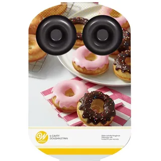 Wilton Donut Backform Groß für 6 Standard-Donats Antihaft Form