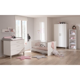 Transland Babyzimmer Nils in kreideweiß, 2-türiger Kleiderschrank