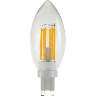 SEGULA LED-Leuchtmittel LED Kerze - G9, G9, 1 St., Extra-Warmweiß, LED Kerze - G9, klar, 3W, CRI 90, dimmbar weiß