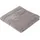 Handtuch 2 x 50 x 100 cm silber
